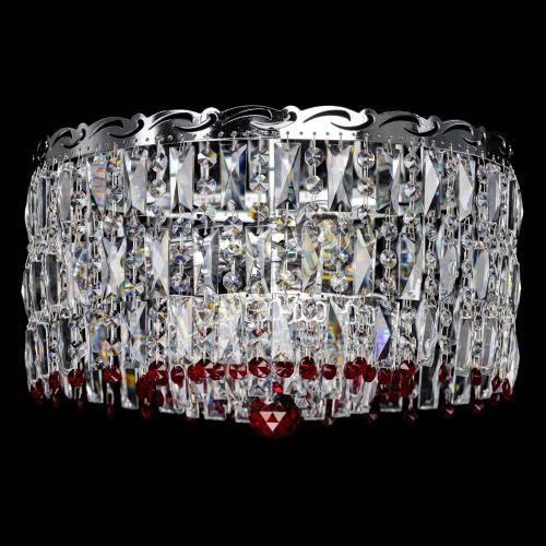 Люстра Диана Пластинка №3 красная в Новокузнецке Люстра Диана Пластинка №3 красная в Новокузнецке