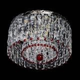 Люстра Диана Пластинка №3 красная в Новокузнецке Люстра Диана Пластинка №3 красная в Новокузнецке
