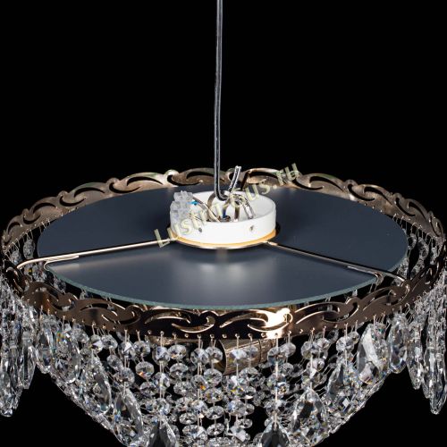 Люстра Диана журавлик синяя в Новокузнецке Гусь Хрустальный