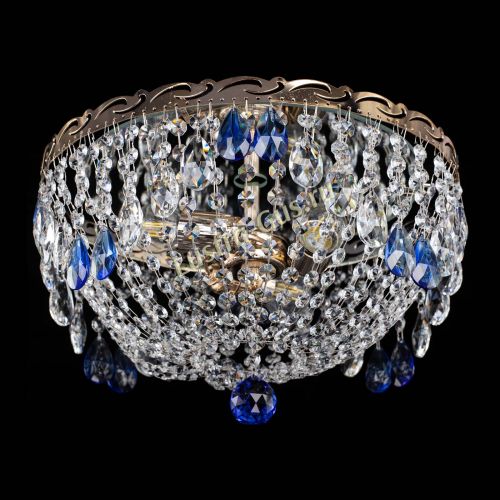 Люстра Диана журавлик синяя в Новокузнецке Гусь Хрустальный