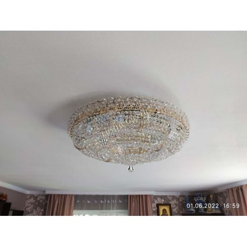 Люстра Двойное Кольцо Классика в Новокузнецке Гусь Хрустальный