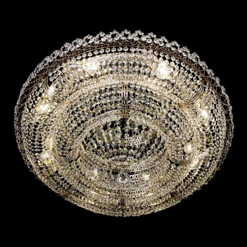 Люстра Двойное Кольцо Классика в Новокузнецке Гусь Хрустальный