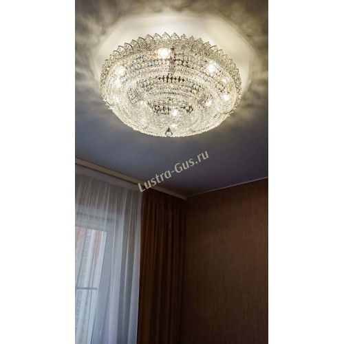 Люстра Двойное Кольцо Классика в Новокузнецке Гусь Хрустальный