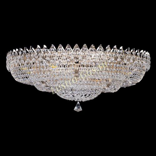 Люстра Двойное Кольцо Корона 700 мм в Новокузнецке Гусь Хрустальный