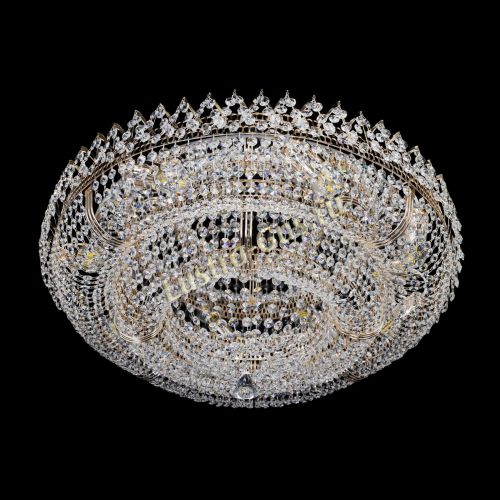 Люстра Двойное Кольцо Корона 700 мм в Новокузнецке Гусь Хрустальный