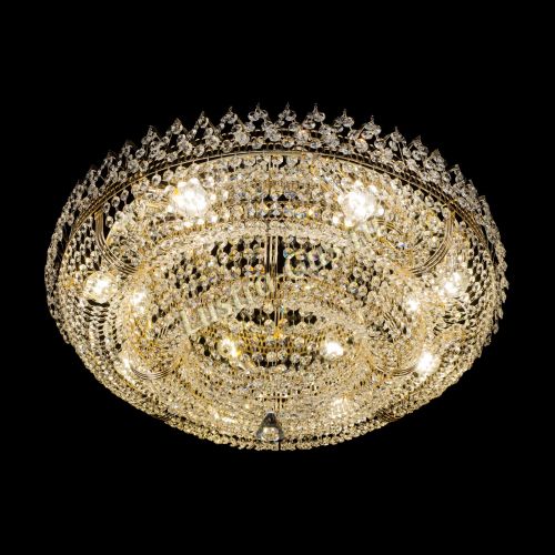 Люстра Двойное Кольцо Корона 700 мм в Новокузнецке Гусь Хрустальный