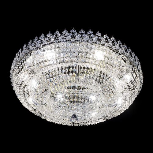 Люстра Двойное Кольцо Корона 700 мм в Новокузнецке Гусь Хрустальный