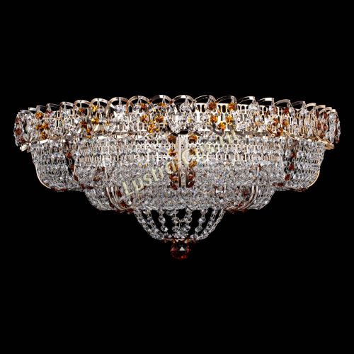 Люстра Двойное Кольцо Классика №6 чайная в Новокузнецке Гусь Хрустальный