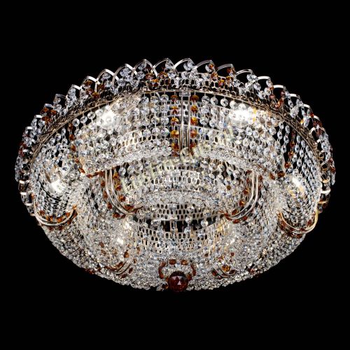 Люстра Двойное Кольцо Классика №6 чайная в Новокузнецке Гусь Хрустальный