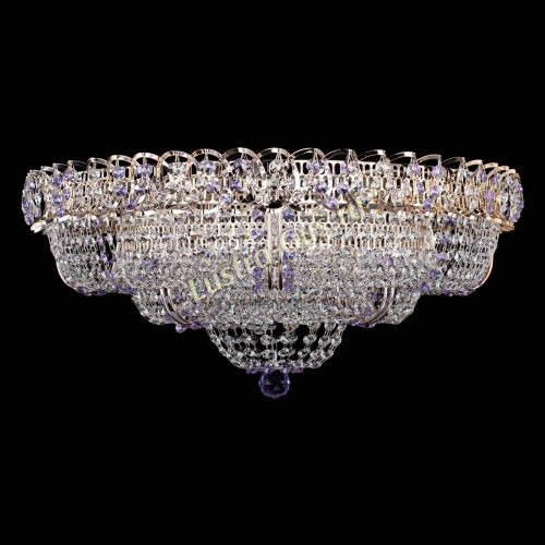 Люстра Двойное Кольцо Классика №6 фиолетовая в Новокузнецке Люстра Двойное Кольцо Классика №6 фиолетовая в Новокузнецке