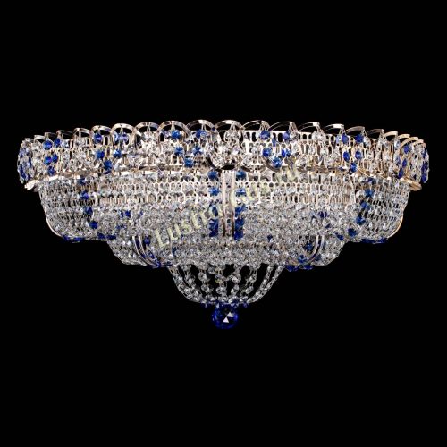 Люстра Двойное Кольцо Классика №6 синяя в Новокузнецке Люстра Двойное Кольцо Классика №6 синяя в Новокузнецке