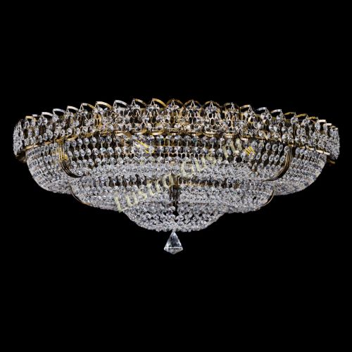 Люстра Двойное Кольцо Классика под бронзу в Новокузнецке Гусь Хрустальный