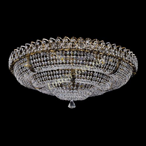 Люстра Двойное Кольцо Классика под бронзу в Новокузнецке Гусь Хрустальный