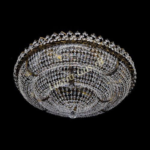 Люстра Двойное Кольцо Классика под бронзу в Новокузнецке Гусь Хрустальный