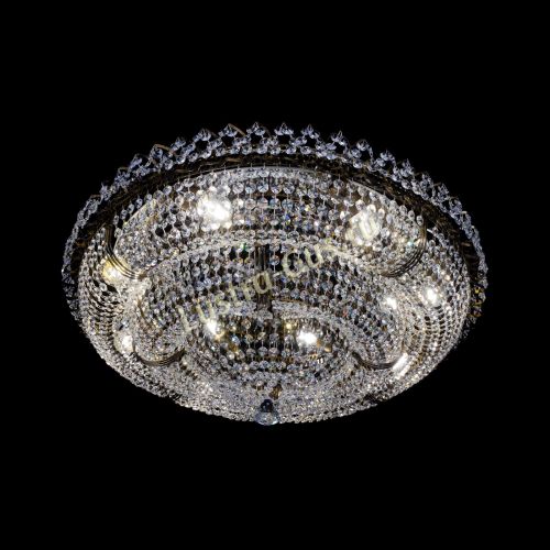 Люстра Двойное Кольцо Классика под бронзу в Новокузнецке Гусь Хрустальный