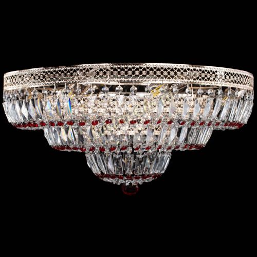 Люстра Двойное Кольцо Венеция красная в Новокузнецке Люстра Двойное Кольцо Венеция красная в Новокузнецке