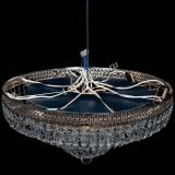 Люстра Двойное Кольцо Венеция синяя в Новокузнецке Люстра Двойное Кольцо Венеция синяя в Новокузнецке