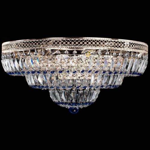 Люстра Двойное Кольцо Венеция синяя в Новокузнецке Люстра Двойное Кольцо Венеция синяя в Новокузнецке