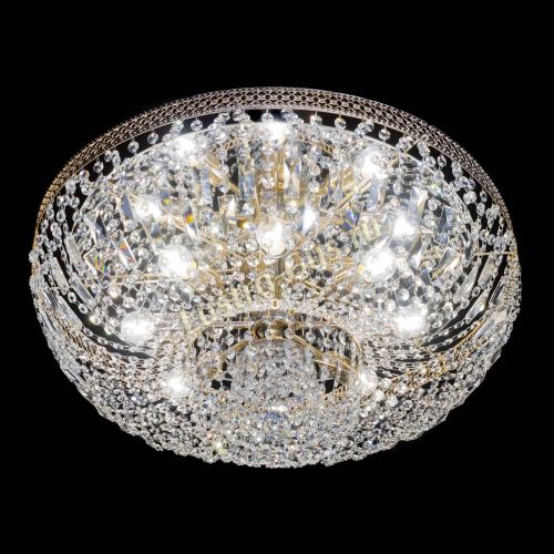 Люстра Эдна №8 (с плотным прилеганием к потолку) в Новокузнецке Гусь Хрустальный