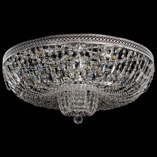 Люстра Эдна №8 (с плотным прилеганием к потолку) в Новокузнецке Гусь Хрустальный