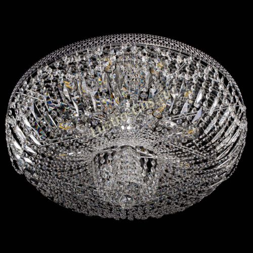 Люстра Эдна №8 (с плотным прилеганием к потолку) в Новокузнецке Гусь Хрустальный