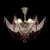 Люстра Элина №2 красная в Новокузнецке Люстра Элина №2 красная в Новокузнецке