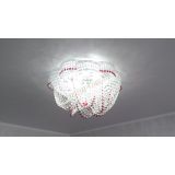 Люстра Есения красная в Новокузнецке Люстра Есения красная в Новокузнецке