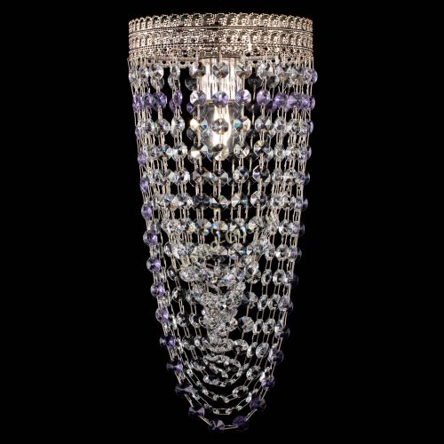 Люстра Флоренция №1 Водоворот фиолетовая в Новокузнецке Гусь Хрустальный