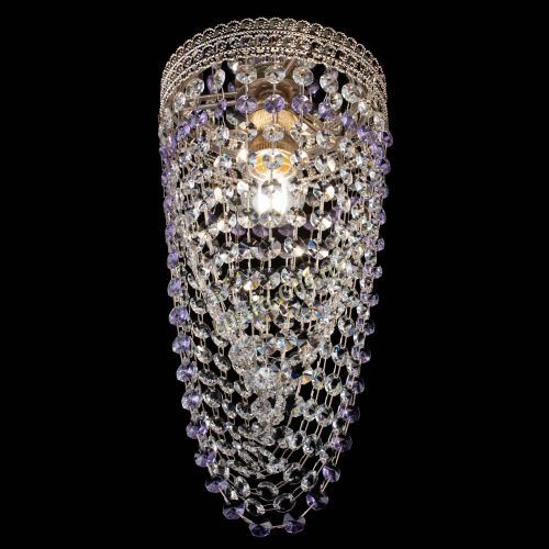 Люстра Флоренция №1 Водоворот фиолетовая в Новокузнецке Гусь Хрустальный