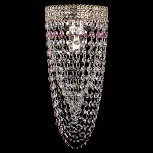 Люстра Флоренция №1 Водоворот розовая в Новокузнецке Гусь Хрустальный