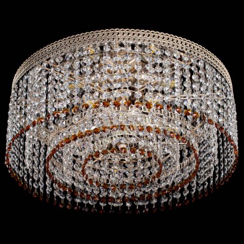 Люстра Флоренция капель оптикон чайная в Новокузнецке Гусь Хрустальный