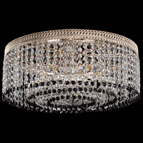 Люстра Флоренция капель оптикон черная в Новокузнецке Гусь Хрустальный