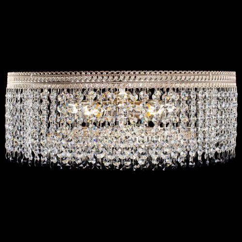 Люстра Флоренция капель оптикон черная в Новокузнецке Гусь Хрустальный