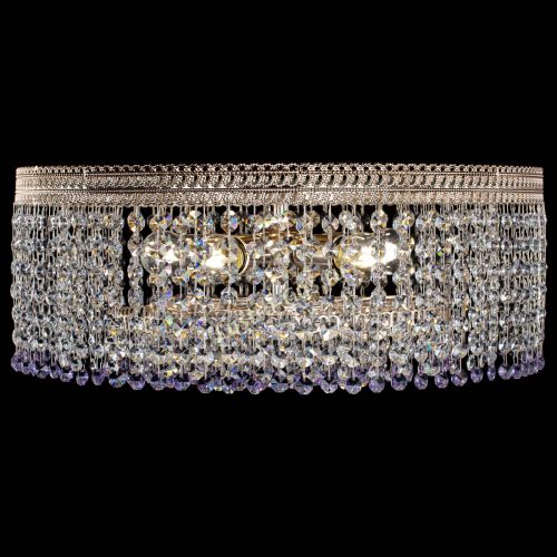 Люстра Флоренция капель оптикон фиолетовая в Новокузнецке Гусь Хрустальный