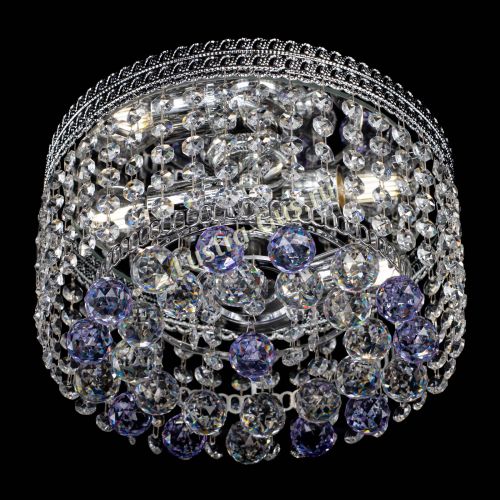 Люстра Флоренция шар №2 фиолетовая в Новокузнецке Гусь Хрустальный