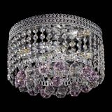 Люстра Флоренция шар №2 розовая в Новокузнецке