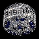 Люстра Флоренция шар №2 синяя в Новокузнецке