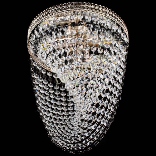 Люстра Флоренция Водоворот черная в Новокузнецке Гусь Хрустальный