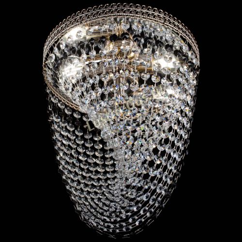 Люстра Флоренция Водоворот черная в Новокузнецке Гусь Хрустальный