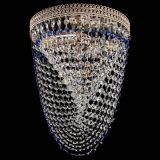 Люстра Флоренция Водоворот синяя в Новокузнецке