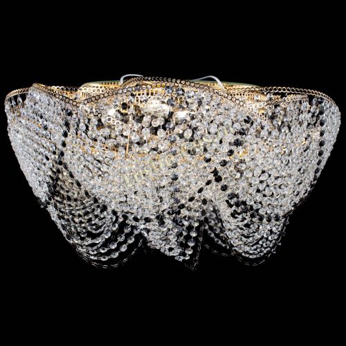 Люстра Галактика №4 черная в Новокузнецке Гусь Хрустальный