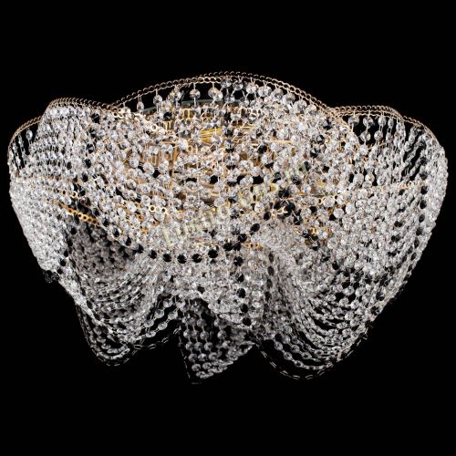 Люстра Галактика №4 черная в Новокузнецке Гусь Хрустальный