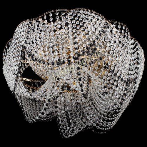 Люстра Галактика №4 черная в Новокузнецке Гусь Хрустальный