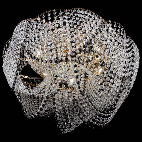 Люстра Галактика №4 черная в Новокузнецке Гусь Хрустальный