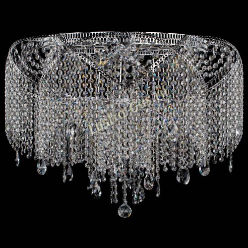 Люстра Галактика №6 журавлики в Новокузнецке Гусь Хрустальный