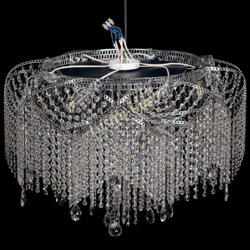 Люстра Галактика №6 журавлики в Новокузнецке Гусь Хрустальный