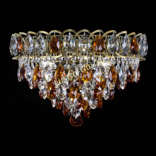 Люстра Грация №1 под бронзу чайная в Новокузнецке Гусь Хрустальный