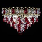 Люстра Грация №1 под бронзу красная в Новокузнецке