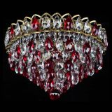 Люстра Грация №1 под бронзу красная в Новокузнецке