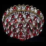 Люстра Грация №1 под бронзу красная в Новокузнецке